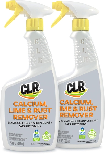 Calcium, Lime & Rust Remover, Blasts Calcium, Dissolves Lime Deposits, Zaps Stubborn Rust Stains and Hard Water Deposits, 26 Ounce Spray Bottle (Pack of 2)