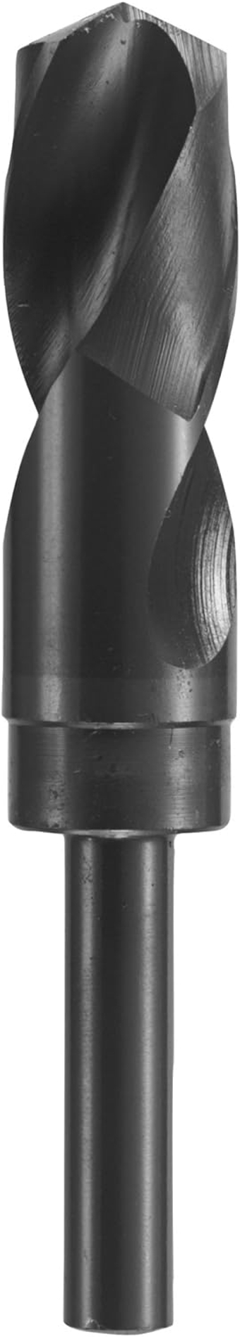 BL2199 1-Piece 1-1/8 In. x 6 In. Fractional Reduced Shank Black Oxide Drill Bit for Applications in Light-Gauge Metal, Wood, Plastic