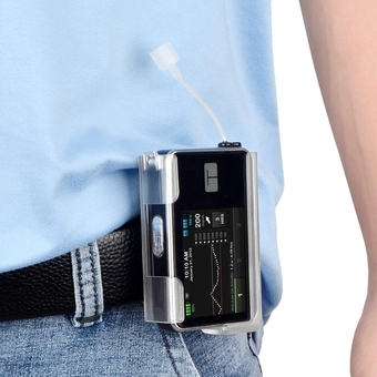 360° Rotating Case for Tandem tslim X2, Insulin Pump Holder for t Slim/t:Slim G4, t: Holster Belt Clip Not Easy Fall & Break Pump Accessories (Clear)