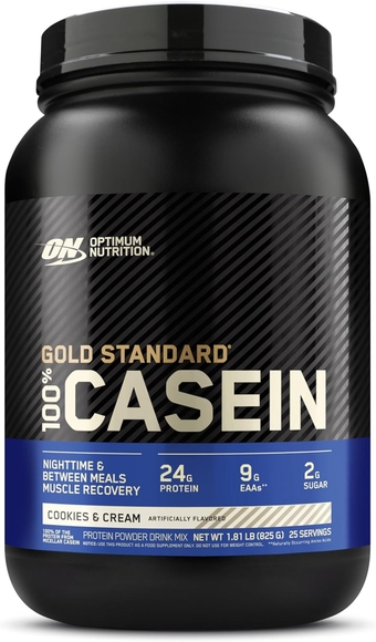 Gold Standard 100% Micellar Casein Protein Powder, Cookies and Cream