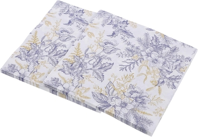 100 Sheets Colorful Printed Napkin Serviettes Napkins Paper Hand Towels Vintage Floral Napkins Floral Dinner Napkins Square Paper Napkins Decor Banquet Drinks Coffee