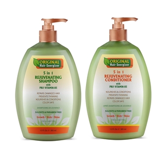 Hair Growth Shampoo & Conditioner - 2 in 1 Set, 13 fl oz each - DHT Blocker + PH Balancer Duo, Pro Vitamin-B5 Sulfate-Free - Stop Loss & Thinning at Root - Best Regrow Treatment for Male & Female