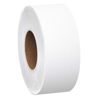 Scott 100% Recycled Fiber Jumbo Roll (JR) Commercial Toilet Paper (67223), 1-PLY, White, 12 Rolls / Case, 2,000' / Roll