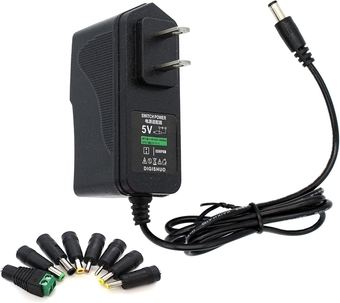 DC 5V 1A 5W Power Supply Adapter Transformer Switch AC 110V/220V to DC 5V 1amp Switching Converter LED Driver for LED Strip Light CCTV Camera Security System (5V 1A 5W)