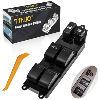 Power Window Master Control Switch Button Fit for Toyota Camry 1997-2001 for Toyota Corolla 1998-2002 Replace OEM 84820-AA011, 84820AA011, 901-702 for Front Left Driver Side Power Window Switch Button