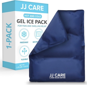 Large Ice Pack for Back - 11.75 x 15.5 Gel Ice Packs for Injuries Reusable - Large Ice Packs for Physical Therapy - Hot & Cold Compress Ice Pads for Back Pain, Injuries, Leg, Lumbar, Body