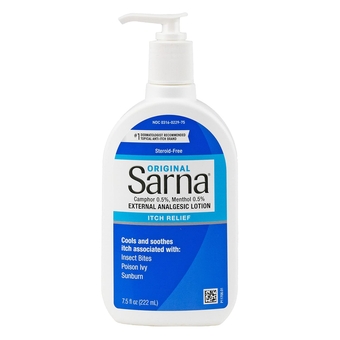 Original Steroid-Free Anti-Itch Lotion, Relief for Dry Irritated Skin, Insect Bites, Sunburns, and Poison Ivy - 7.5 oz