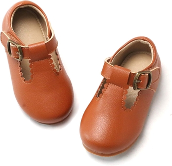&  Toddler Little Girl Flat Oxfords Dress Shoes - Mary Jane Princess for Girl Party School Shoes.