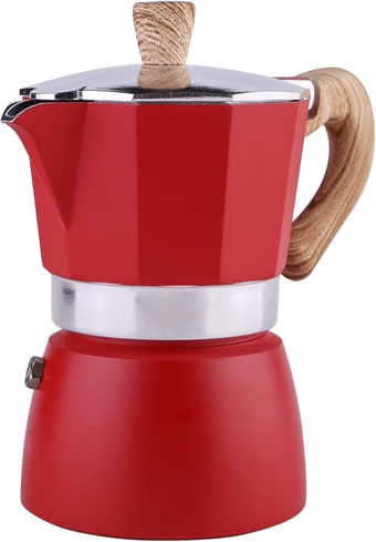 EU Certification Aluminum Classic Stovetop Espresso Maker for Great Flavored Strong Espresso,Italian Style Espresso Moka Pot,Cuban and Greca Coffee maker,Brewer Percolator,Easy to Operate&Clean