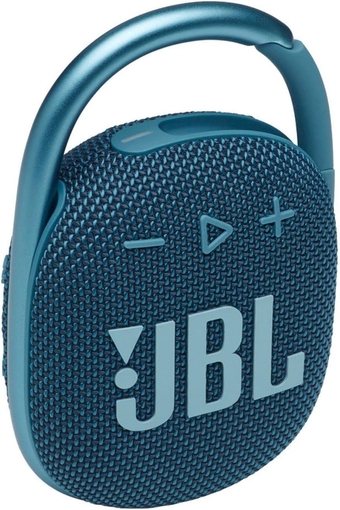 Clip 4 - Portable Mini Bluetooth Speaker, big audio and punchy bass, integrated carabiner, IP67 waterproof dustproof, 10 hours of playtime, speaker for home, outdoor travel (Blue)