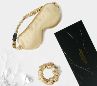 Sleep mask, 100% 6A Grade Premium Natural Silk, Silk Sleep mask,Eye mask,Silky and Breathable, Light and Soft, Completely Shielding The Light, Comfortable Sleep Experience.