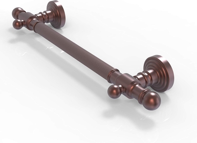 WP-GRR-16 16 inch Reeded Grab Bar, Antique Copper