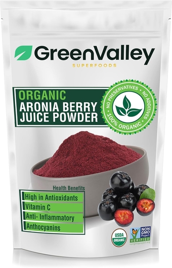 Organic Aronia Berry 4:1 Extract Chokeberry Powder (8 Ounce)