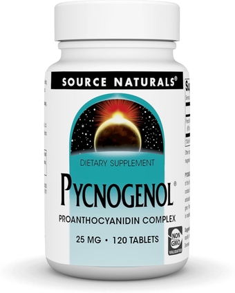 Pycnogenol 25 mg Proanthocyanidin Complex - 120 Tablets