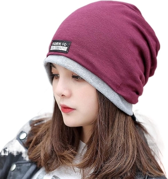 EMF Radiation Shield Hat, Blocker Mobile Phone, Computer, 5G, 4G, WiFi, RF, Radiation EMF Protection Cap Silver Fiber (Color : Red Wine, Size : One Size)