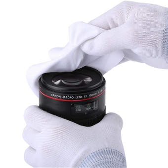 100pcs Microfiber Cleaning Cloths White, LCD Repair Clean Cloth, Industrial Wipers, 3009 15cm*15cm Clean Wipes,Anti-Static Microfiber Cleanroom Wiper,Soft Cleaning Rags