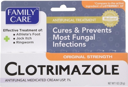 Clotrimazole Antifungal Cream - Athletes Foot Cream, Jock Itch Cream and Ringworm Cream in One Clotrimazole Solution, 1 Tube Per Pack (24 Pack)