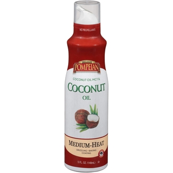 Coconut Oil Non-Stick Cooking Spray, Subtle Coconut Flavor, Perfect for Seafood and Baking, Naturally Gluten Free, Non-Allergenic, Non-GMO, No Propellants, 5 FL. OZ., Pack of 3
