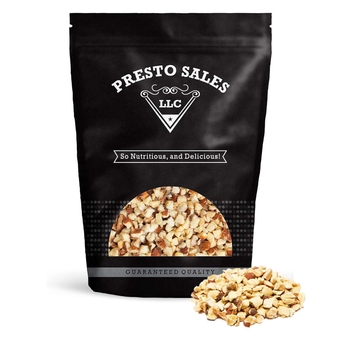 Almonds, Fresh and Delicious" Small chopped Raw, Perfectly Natural, Quality, Fresh, Ideal snack for Adults and Kids, packaged in resealable 5 lbs. (80 oz.) pouch bag by   LLC