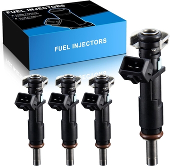FJ1153 1.8L Fuel Injectors Fit For:-Chevy Cruze 2011 2012 2013 2014 2015, Cruze Limited 2016, Sonic 2012 2013 2014 2015, Replacement 800-2189N 8002189N 55570284 25185231 (Set of 4)