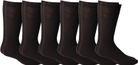 12 Pairs Solid Brown