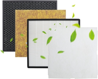 Rabbit Air Filter Replacement Kit Compatible with Rabbit Air MinusA2 Air Purifier, SPA-700A, SPA-780A/N-[Grm Defense]