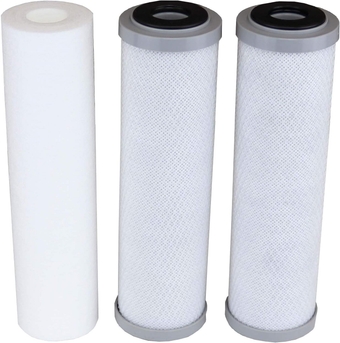 Compatible APEC Filter-Set Bottom 3 Filters for Model ROES-50, ROES-75, RO-45, RO-90, RO-PH90, RO-PERM, RO-Pump, RO-Hi, WFS-1000, ROES-UV75, ROES-PH75, ROES-PHUV75, ROES-UV75-SS, 1 Sediment, 2 Carbon