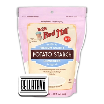 Potato Starch Bundle. Includes One-22 Oz Bag of Bobs Red Mill Unmodified Potato Starch. Bobs Red Mill Gluten Free Potato Starch is perfect for Gluten Free Baking! Comes with a  Fridge Magnet!