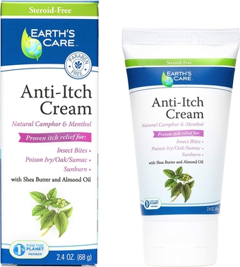 Anti Itch Cream - Extra Strength Bug Bite Itch Relief - Soothes Sunburns, Rashes and Minor Skin Irritation 2.4 OZ