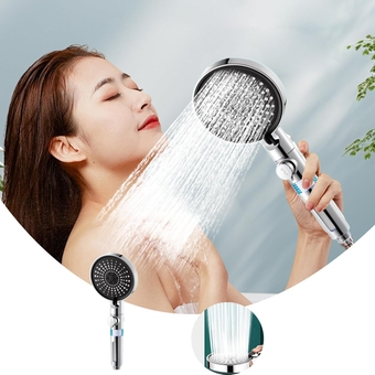 Filtered Shower Head with Handheld, Hard Water High Pressure 6 Spray Modes Handheld Shower for the Elderly, Children Home, Gym, Senior Hotel, Bath, Swith Spray Function