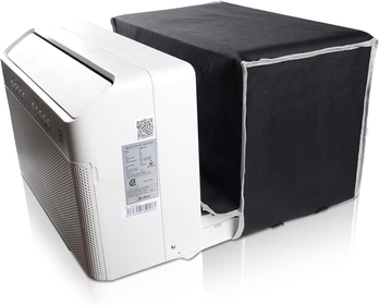 Heavy Duty Air Conditioner Cover Outside Unit for Midea U Shaped 8000/10000/120000 BTU Air Conditioner , Window AC Cover Outdoor with Straps Dust-proof waterproof (600D heavy duty)