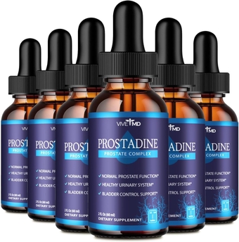 Prostadine Drops for Prostate Health, Bladder Urinating Issues - Prostadine Official Drop Formula - Extra Strength with Pomegranate - Prostadine Reviews (Package of 6)