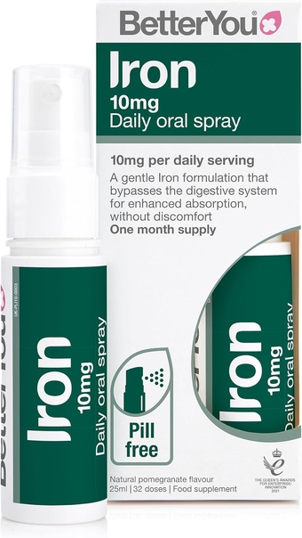 Betteryou Natural Iron 10 Daily Spray 0.8oz