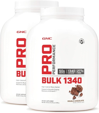 Pro Performance Bulk 1340 - Double Chocolate, Twin Pack, 9 Servings per Bottle, Supports Muscle Energy, Recovery and Growth