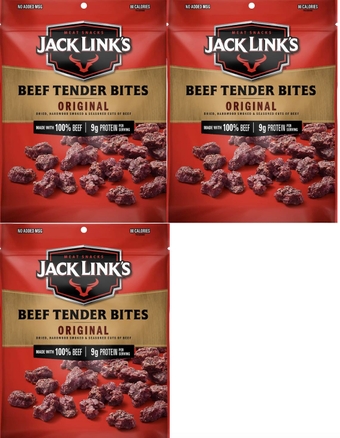 Jack Link's: Tender Bites Original Beef Bites: (1 Oz. - 3 PACK!!!!!)