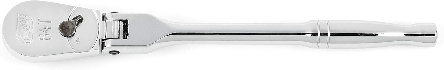 1/4 Drive 84 Tooth Flex Head Teardrop Ratchet 7" - 81012A-07