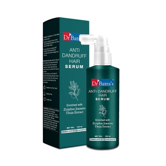 Anti-Dandruff Hair Serum Enriched with Natural Extract & Thuja for Dandruff Free & Healthy Scalp, Best anti-dandruff serum, Paraben, SLES, and Sulphate free (125 ml)