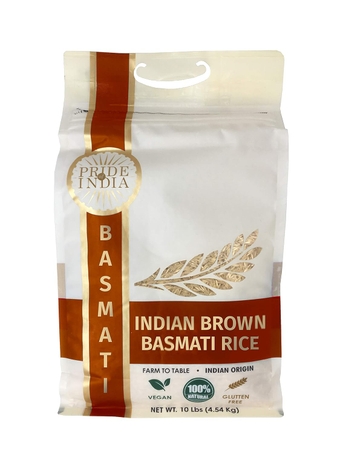 - Extra Long n Premium Brown Basmati Rice, 10 Pound (4.54 Kilo) Reclosable Bag - Naturally Aromatic, Aged, Flavorful, Slender, Non Sticky Whole Grains - 100+ Servings - Great Value