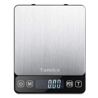 Digital Touch Pocket Scale 0.01oz -  3000g Small Portable Electronic Precision Scale (0.1g) Resolution 2 AAA Batteries Included