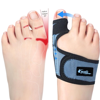 Bunion Corrector for Women Men Big Toe, Breathable Mesh Adjustable Toe Separator, Toe Straightener Splint Brace for Bunion Relief, Hallux Valgus Pain Relief with 2 Kinds Correction Metal Sheet