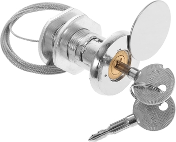 Emergency Release Lock Kit, Garage Door Vault Lock Universal Garage Kock Cylinder Stainless Steel Garage Door Locks with Keys for Garage Door