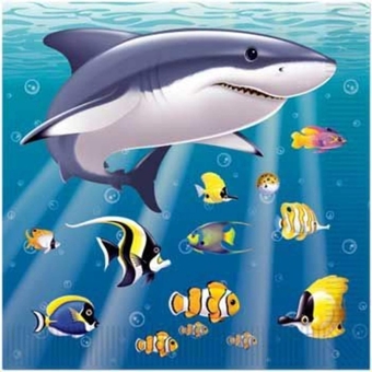 Ocean Party Beverage Napkins (16-pack)