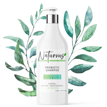 Natural After Keratin Aloe Vera Shampoo - Paraben Alcohol Sulfate and Salt Free - Nutrients Rich Organic Herbal Ingredients - Repair and Anti Frizz - Post Hair Coloration for Damaged Hair - 17 Ounces
