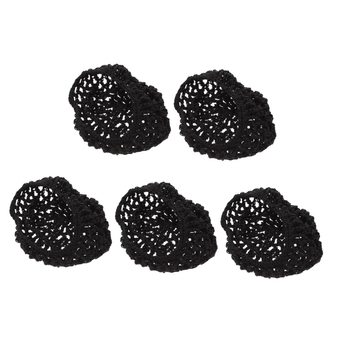 20 pcs Mesh Crochet Hairnet hair net hair wrap for sleeping crochet bun crochet hair snood curl cap silk hair rayon knit snood hat thick elastic wig cap women's cotton twine lining