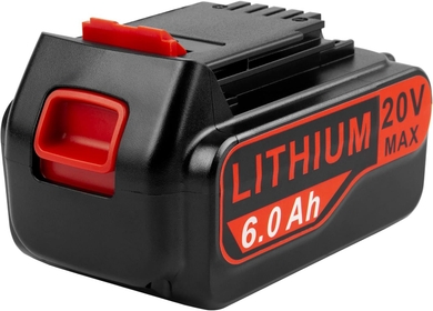 6.0Ah 20V LBXR20 LBX4020 Lithium Battery Compatible with Black and Decker 20Volt Max LB20 LBX20 LBXR2020 LB2X4020-OPE LBXR20-OPE Cordless Power Drill Driver Tools