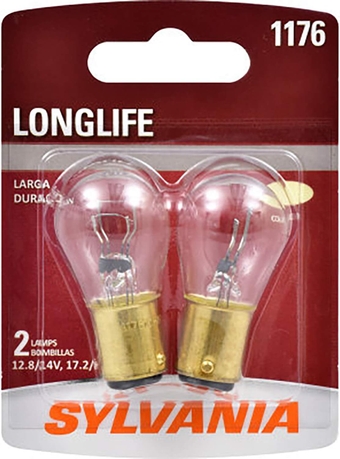 - 1176 Long Life Miniature - Bulb, Ideal for Brake, Tail Applications. (Contains 2 Bulbs)