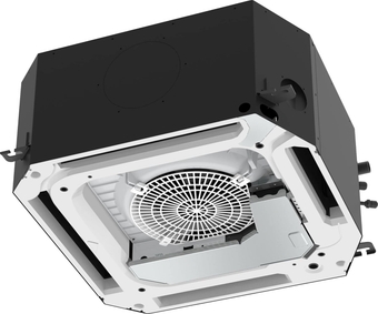 DRAC09F1A 9000 BTU Cooling / 10000 BTU Heating 208/ 230 Volt Mini Split Ceiling Cassette Evaporator Unit - White