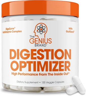 Digestive Enzymes for Digestive Support, Gut Health & Total Wellness - Natural Relief Formula for Gas, Heartburn, & Constipation with Bromelain, Ginger & Prebiotics - 135 Vegetarian Capsules