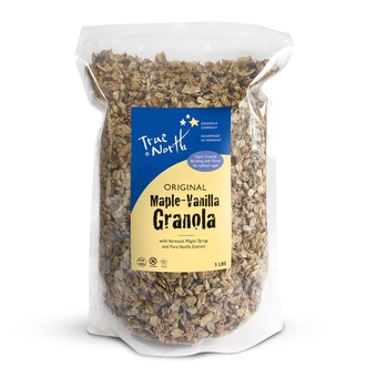 True North Granola – Maple Vanilla Granola, All Natural, Low Carb, Nut Free and Non-GMO, Bulk Bag, 3 lb.